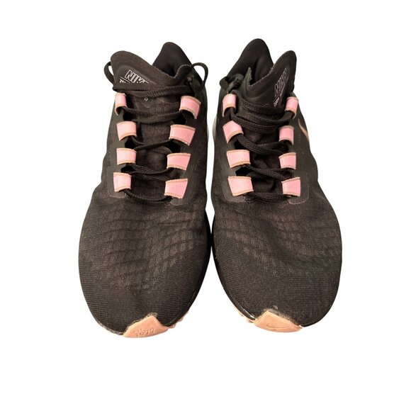Nike Zoom Pegasus 37 Running Shoes US 11 Black & Pink Breathable Mesh Lightweigh - Picture 3 of 8